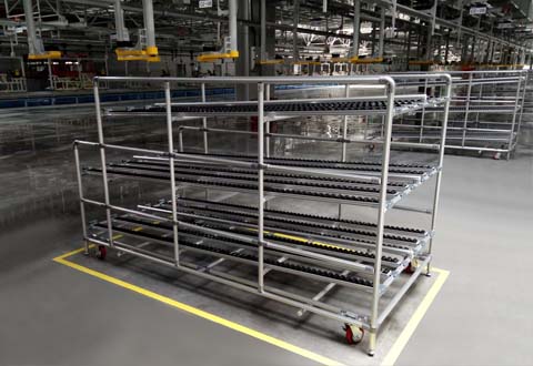 汽車生產線物料架 汽車生產線物料架